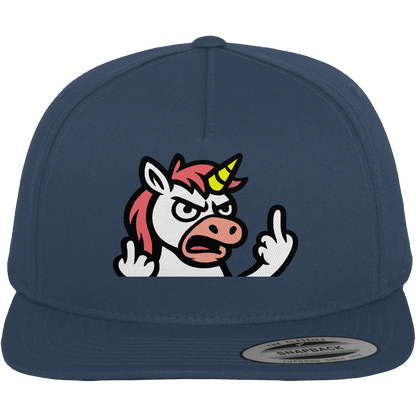 Einhorn mit Mittelfinger – Wenn die Zuckerwatte abgelaufen ist - Premium Snapback