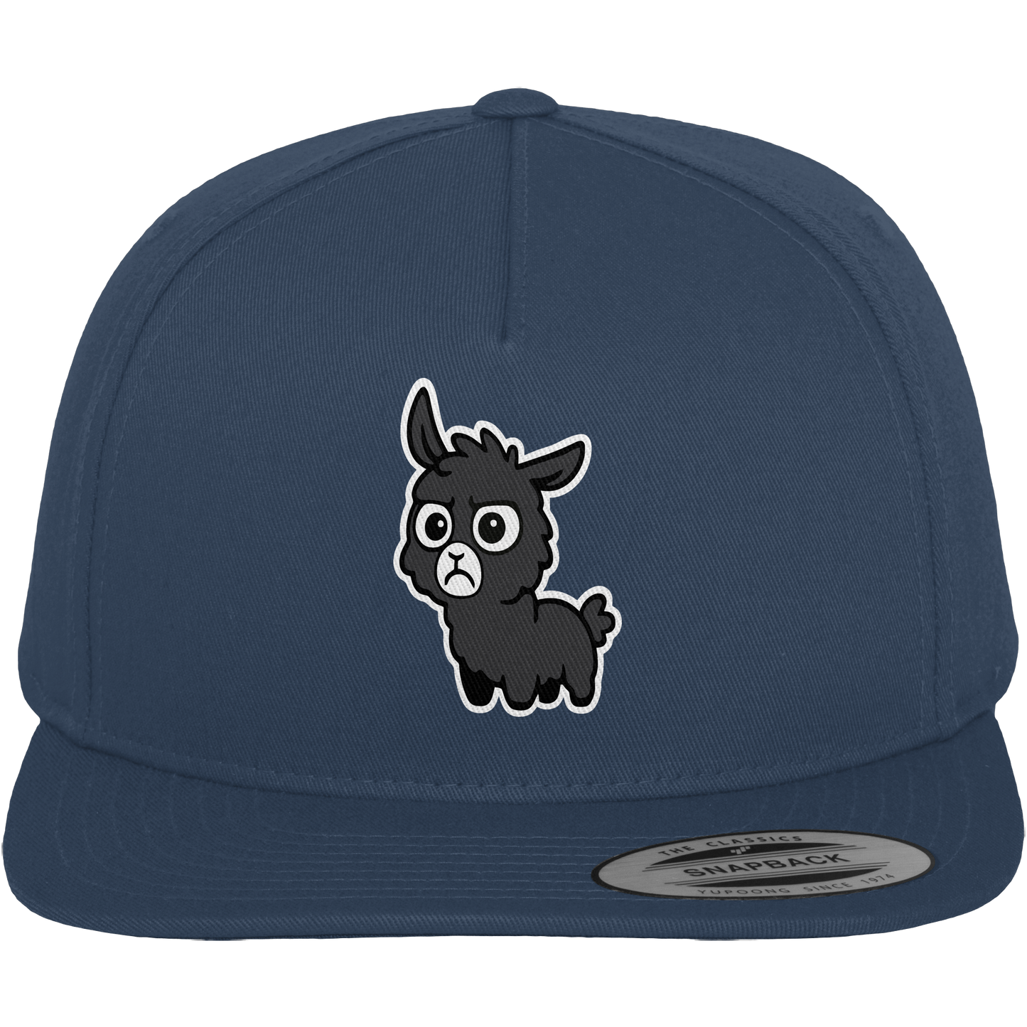 Alpaka im Büro-Modus — Skepsis trifft Business-Casual - Premium Snapback