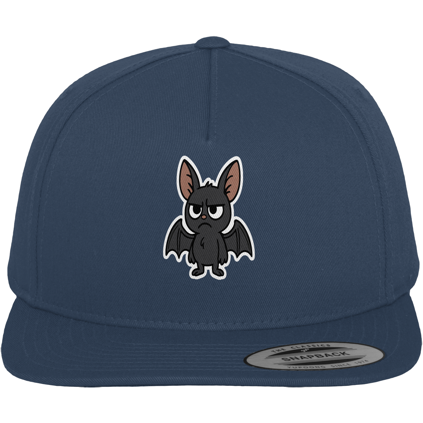 Fledermaus mit Augenrollen – Sozial, aber selektiv - Premium Snapback