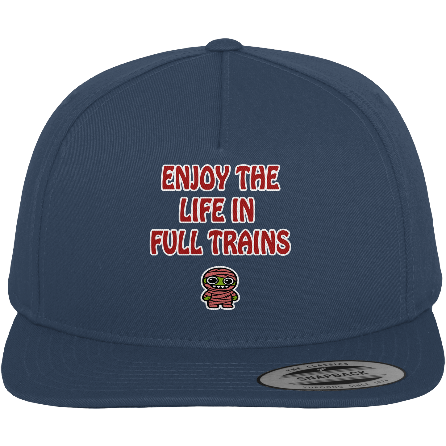 Enjoy the life in full trains - Premium Snapback