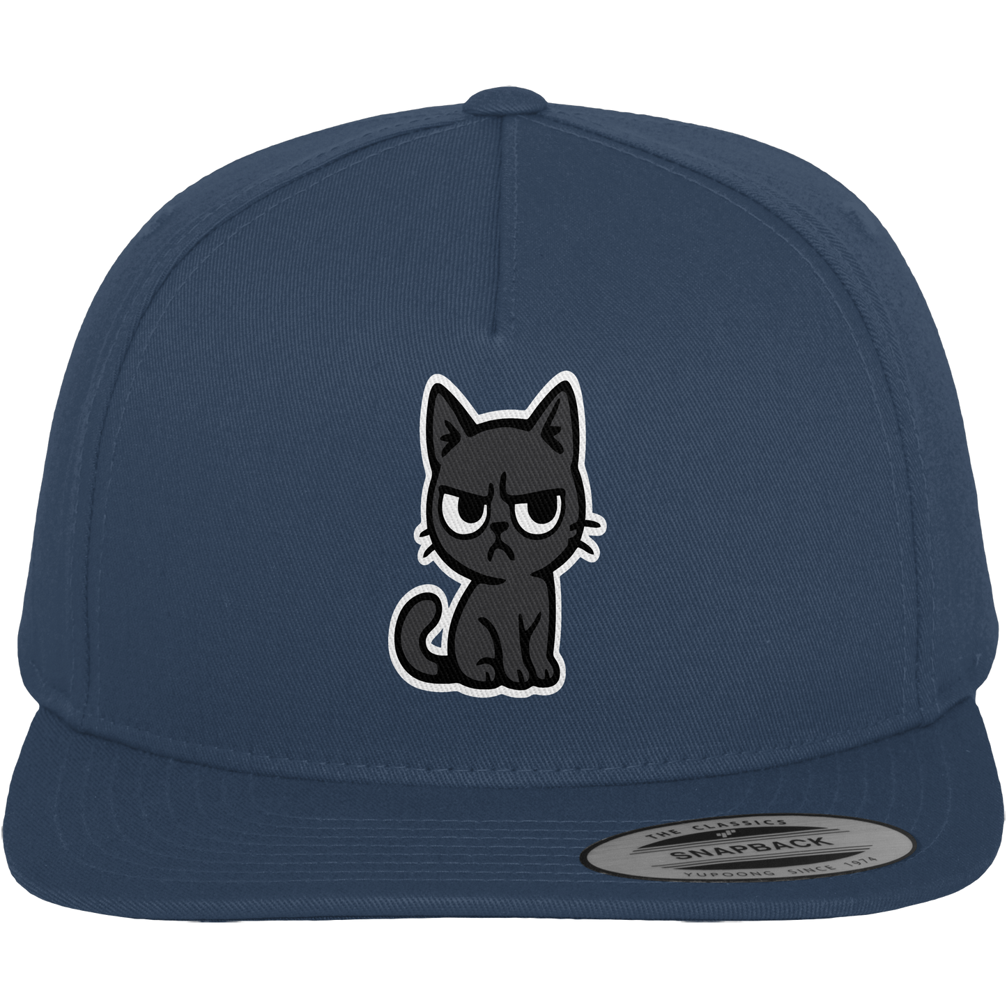 Schwarze Katze im Schatten – Personal wird beobachtet - Premium Snapback