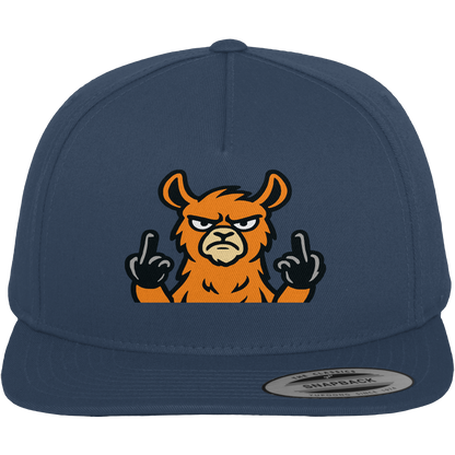 Lama mit Mittelfinger – Das Modeaccessoire für klare Kante und Ruhe - Premium Snapback