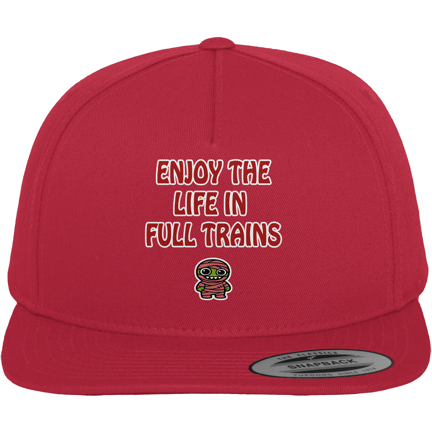 Enjoy the life in full trains - Premium Snapback