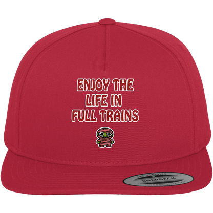 Enjoy the life in full trains - Premium Snapback