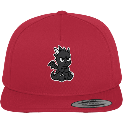 Babydrache mit Stirnrunzeln – Klein, flauschig, nicht begeistert - Premium Snapback