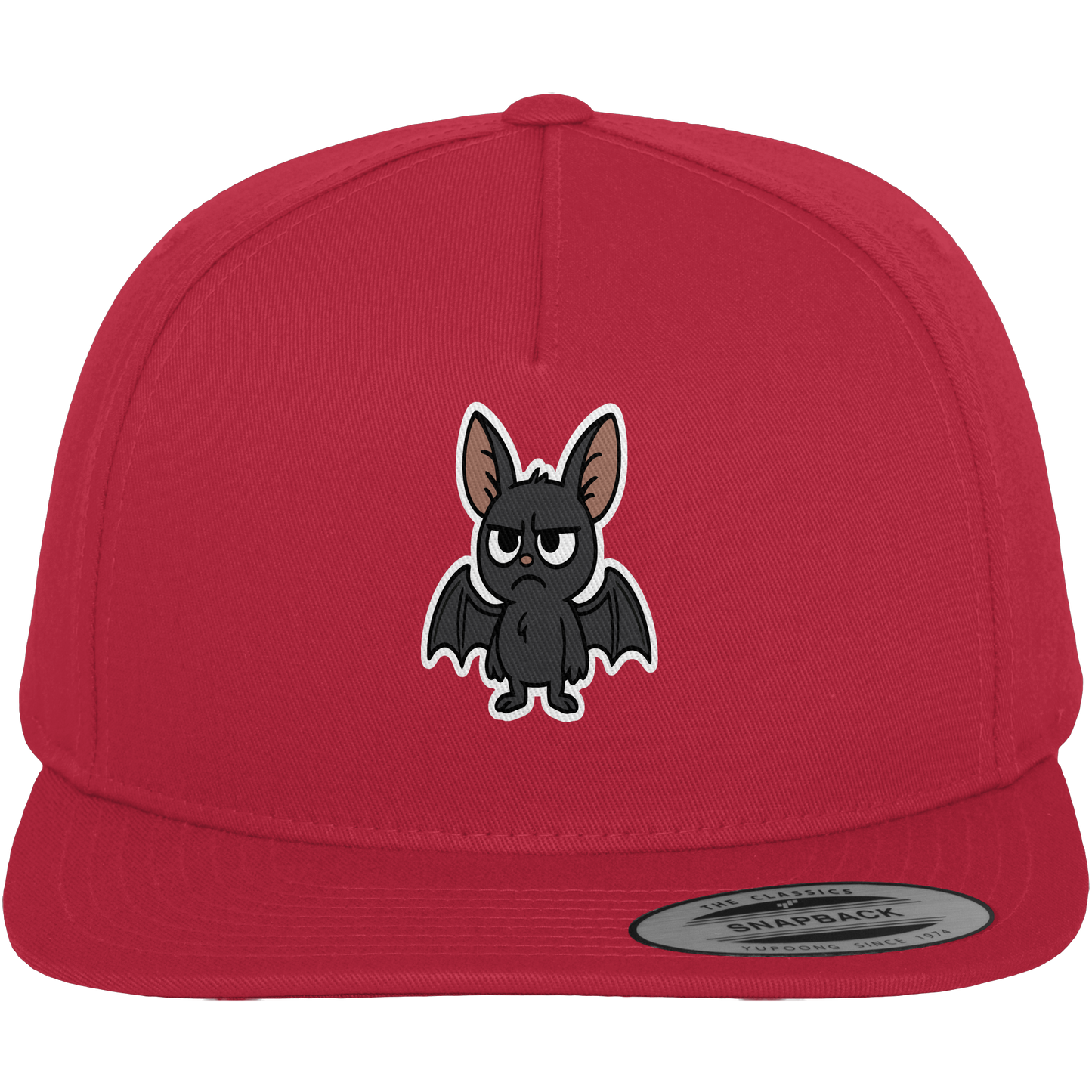 Fledermaus mit Augenrollen – Sozial, aber selektiv - Premium Snapback