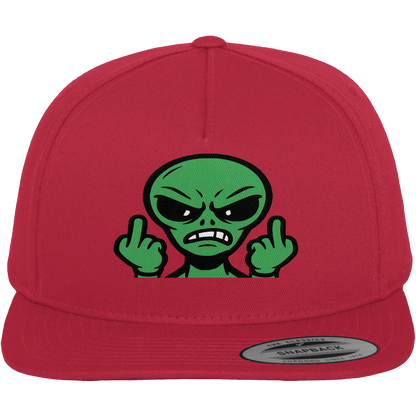 Alien mit Mittelfinger – Kontakt abgebrochen - Premium Snapback