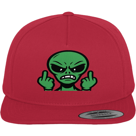 Alien mit Mittelfinger – Kontakt abgebrochen - Premium Snapback