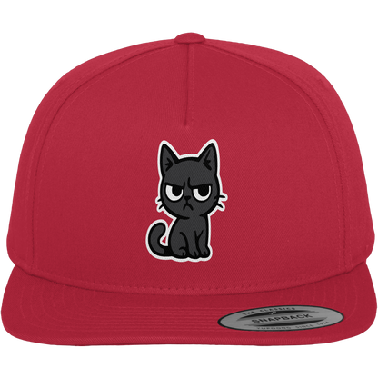 Schwarze Katze im Schatten – Personal wird beobachtet - Premium Snapback