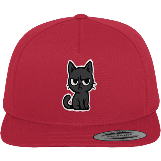 Schwarze Katze im Schatten – Personal wird beobachtet - Premium Snapback