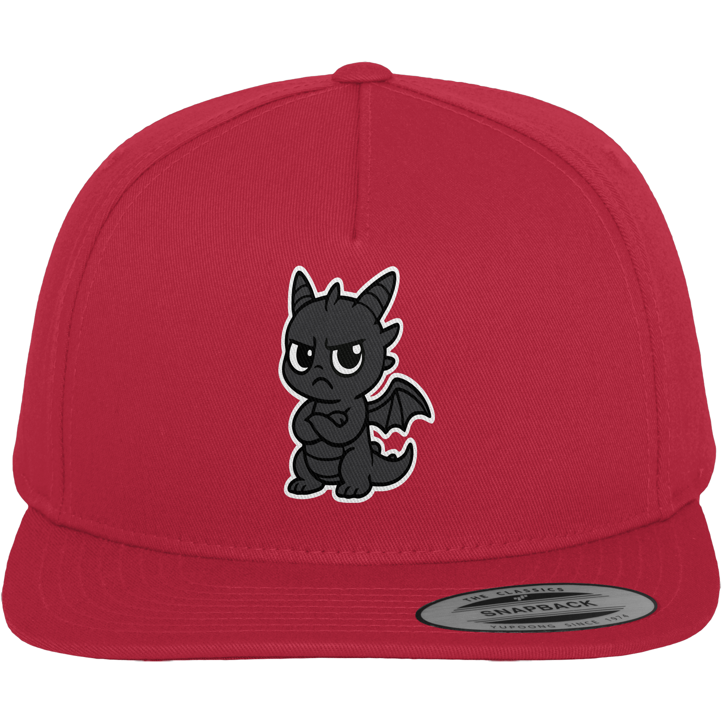 Babydrache im Trotzmodus – Feuerchen auf Stand-by - Premium Snapback
