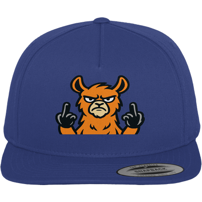 Lama mit Mittelfinger – Das Modeaccessoire für klare Kante und Ruhe - Premium Snapback