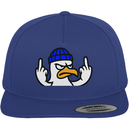 Möwe mit Mittelfinger – Kein Bock, keine Diskussionen - Premium Snapback