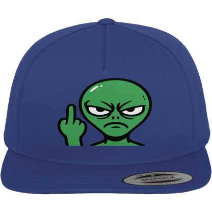 Alien mit Mittelfinger – Erdleben ist kein Ponyhof - Premium Snapback