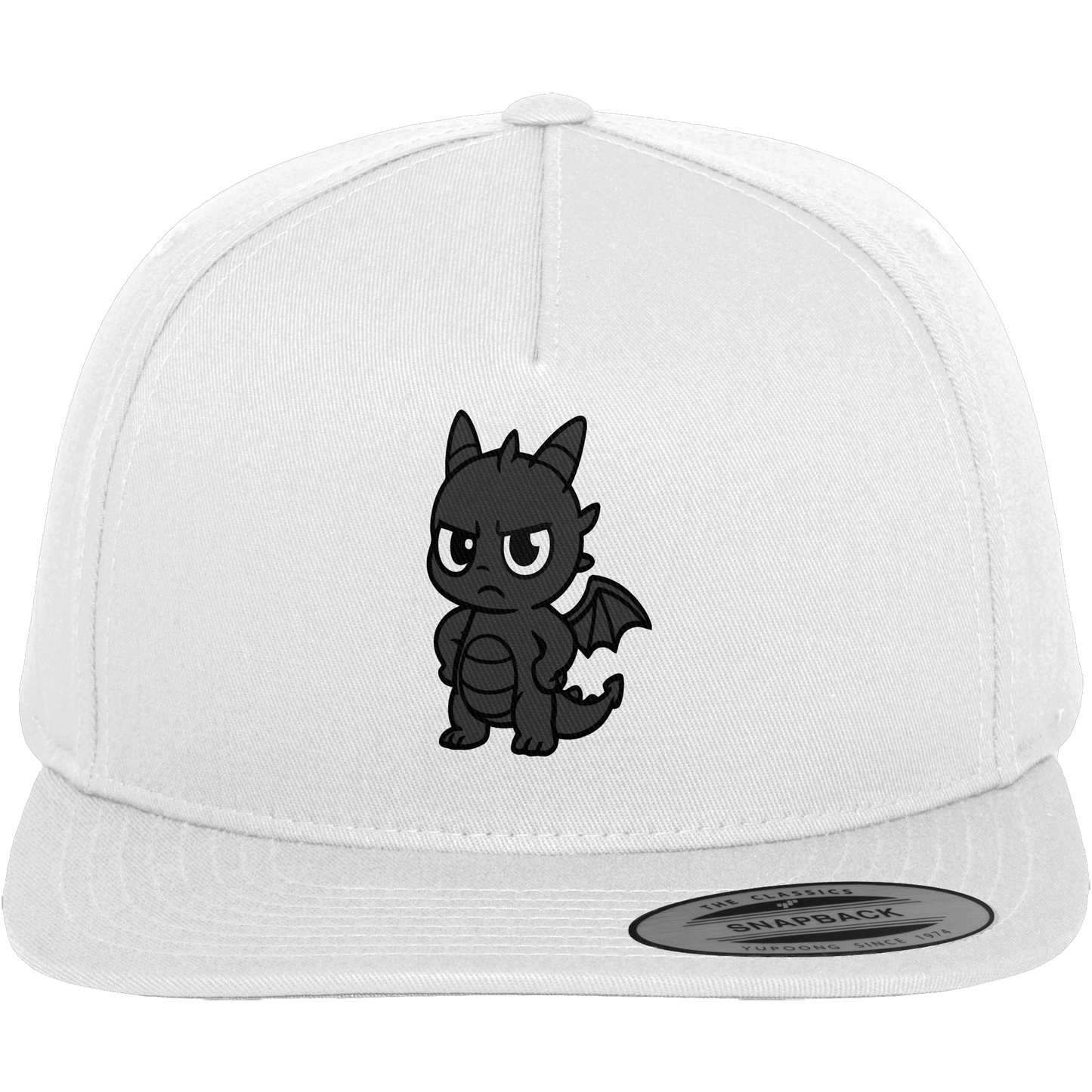 Babydrache mit schiefem Blick – Mini, aber meinungsstark - Premium Snapback