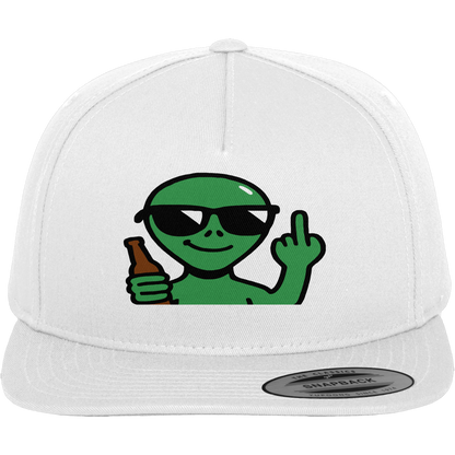 Alien mit Mittelfinger – Der Club gehört den Sternen - Premium Snapback