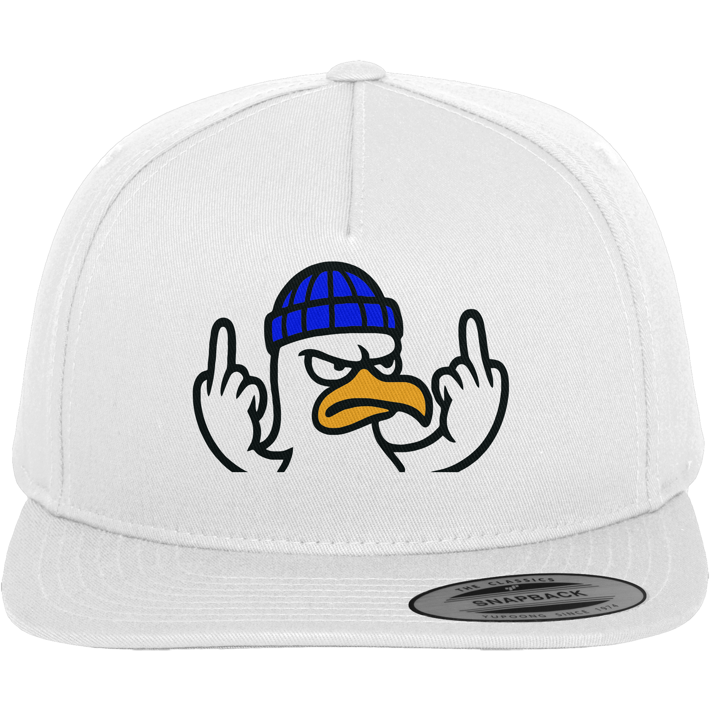 Möwe mit Mittelfinger – Kein Bock, keine Diskussionen - Premium Snapback