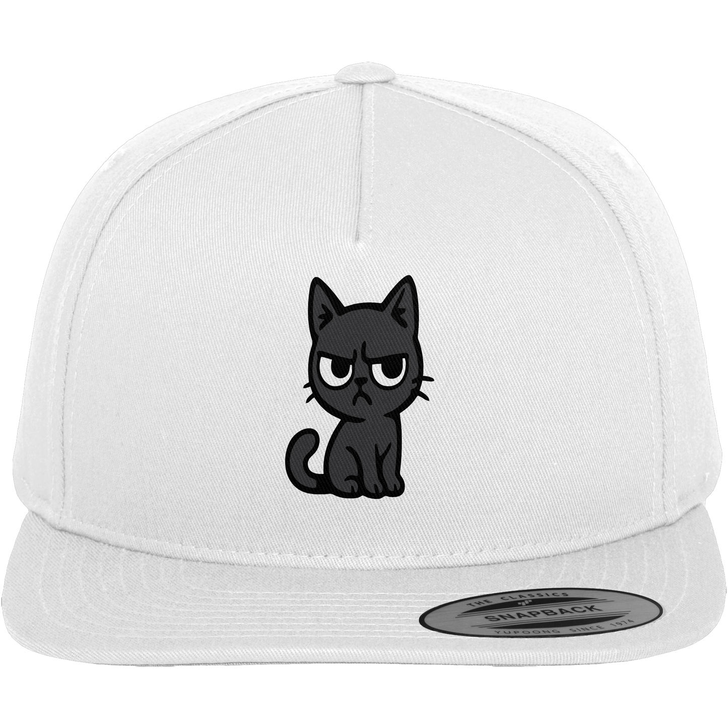 Schwarze Katze im Schatten – Personal wird beobachtet - Premium Snapback