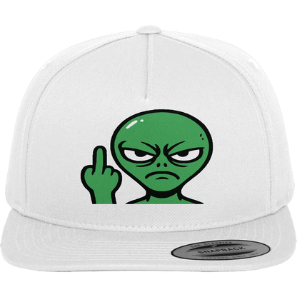 Alien mit Mittelfinger – Erdleben ist kein Ponyhof - Premium Snapback