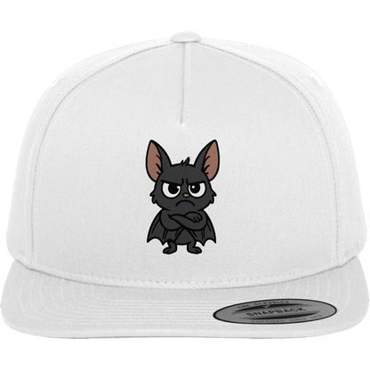 Fledermaus mit verschränkten Flügeln – Nachtmodus: Skepsis aktiv - Premium Snapback