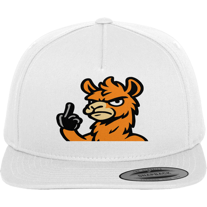 Lama mit Mittelfinger – Meditation auf Abwehrmodus - Premium Snapback