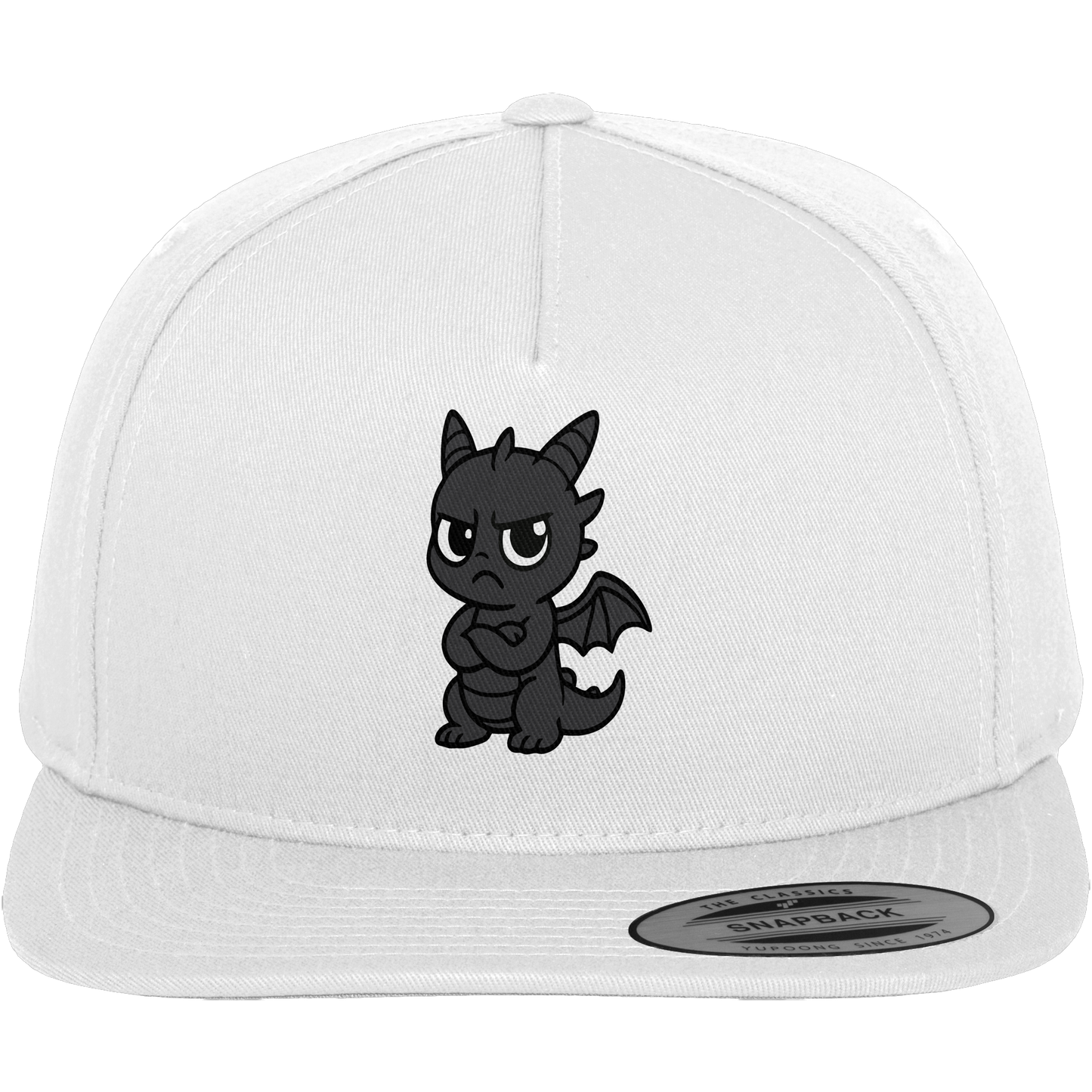 Babydrache im Trotzmodus – Feuerchen auf Stand-by - Premium Snapback