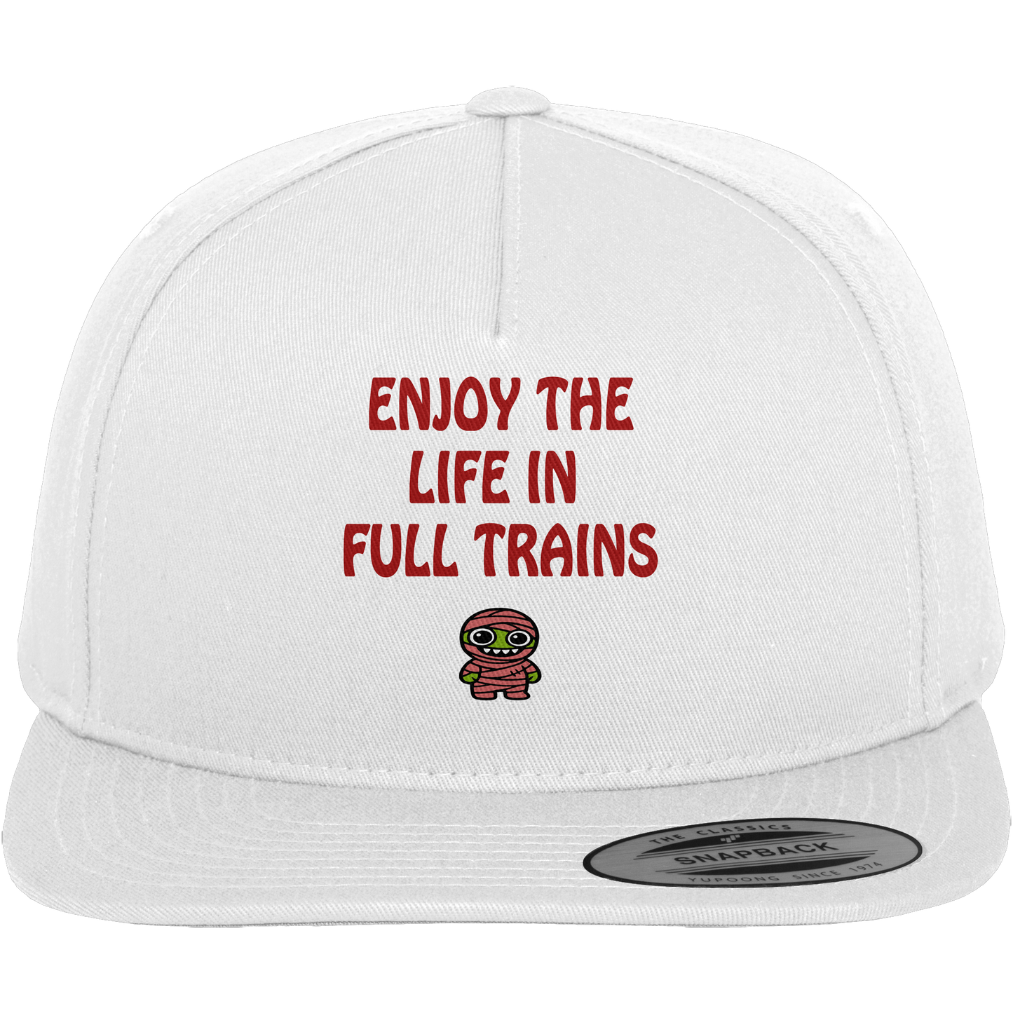 Enjoy the life in full trains - Premium Snapback