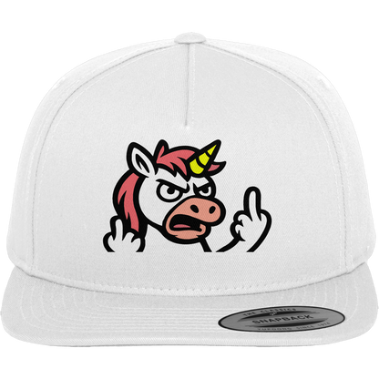 Einhorn mit Mittelfinger – Wenn die Zuckerwatte abgelaufen ist - Premium Snapback